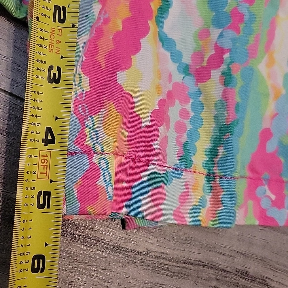Lilly Pulitzer Shorts Womens 0 Multicolor The Callahan Shorts 5" Inseam 19277 - Picture 11 of 12